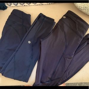 Bundle of Navy Lulu Luxtreme Leggings